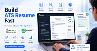 ATS-Friendly Resume Creation Guide for Freshers Using Overleaf and ChatGPT