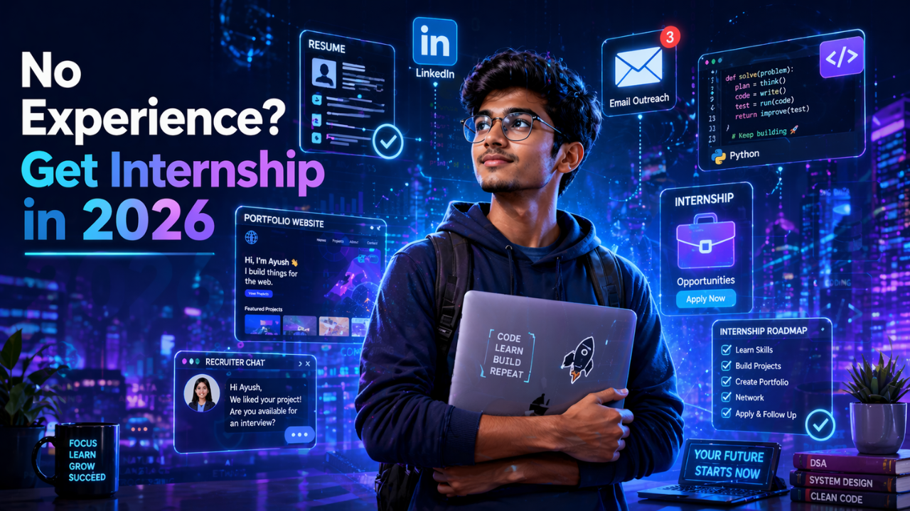 How to Get Your First Internship Without Experience in 2026.