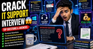 Service Desk Interview Questions and Answers for Freshers