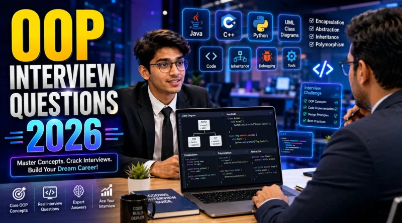 Top OOP Interview Questions and Answers for Freshers