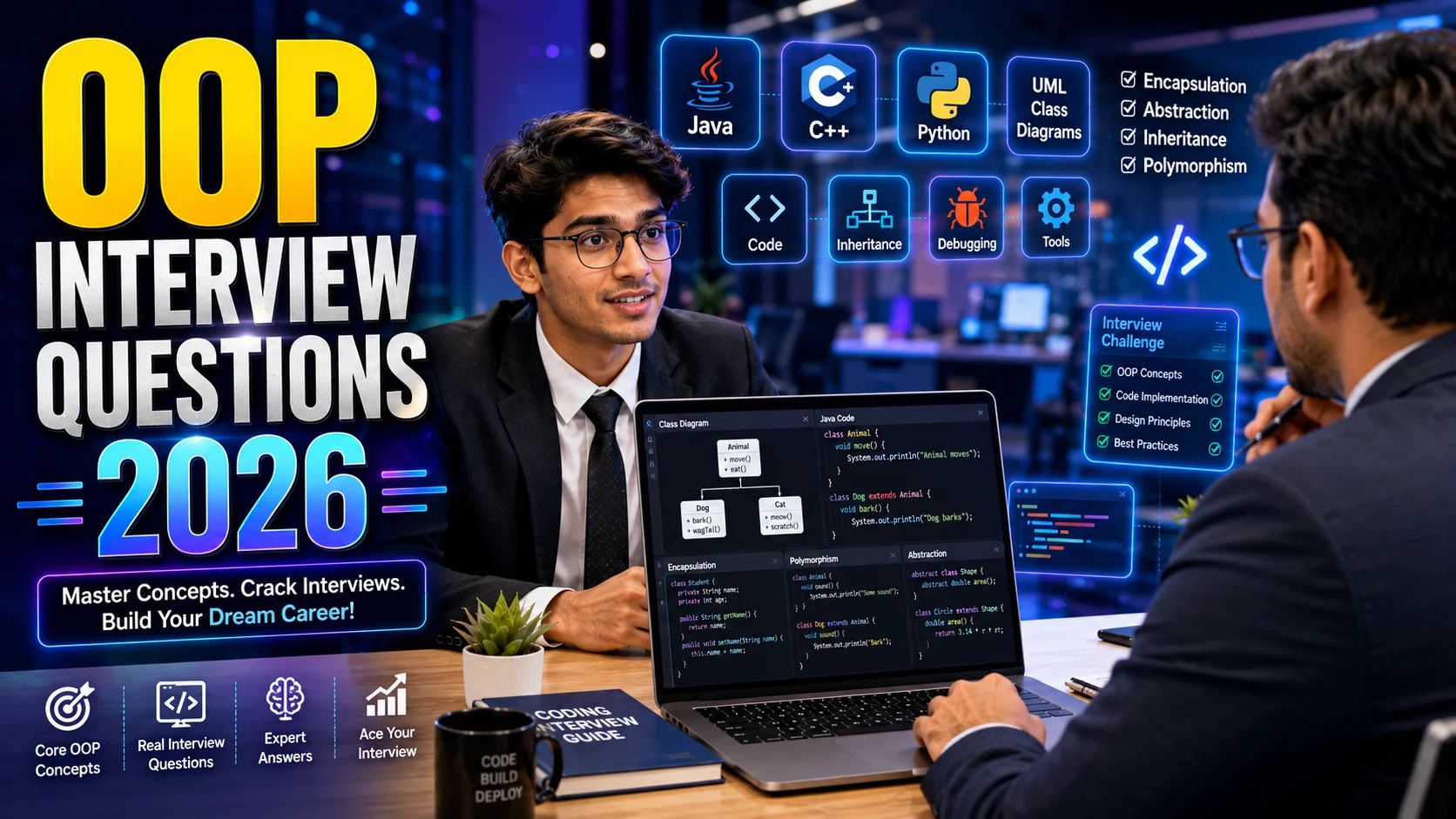 Top OOP Interview Questions and Answers for Freshers