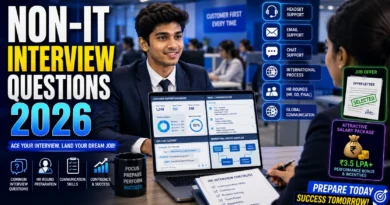 Top Non-IT Interview Questions and Answers for Freshers