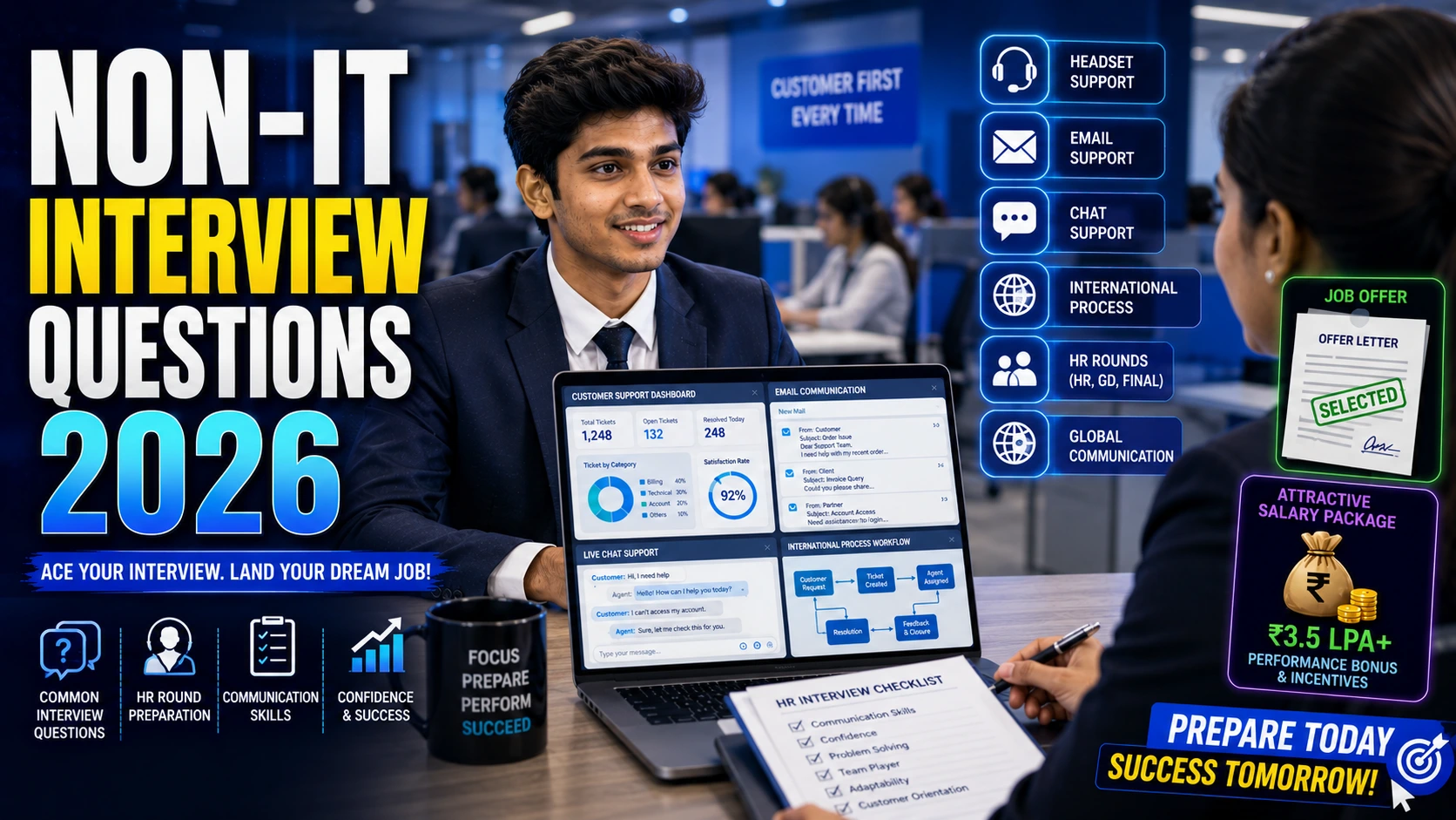 Top Non-IT Interview Questions and Answers for Freshers