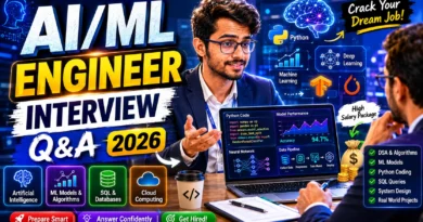 Top AI/ML Engineer Interview Questions and Answers for Freshers