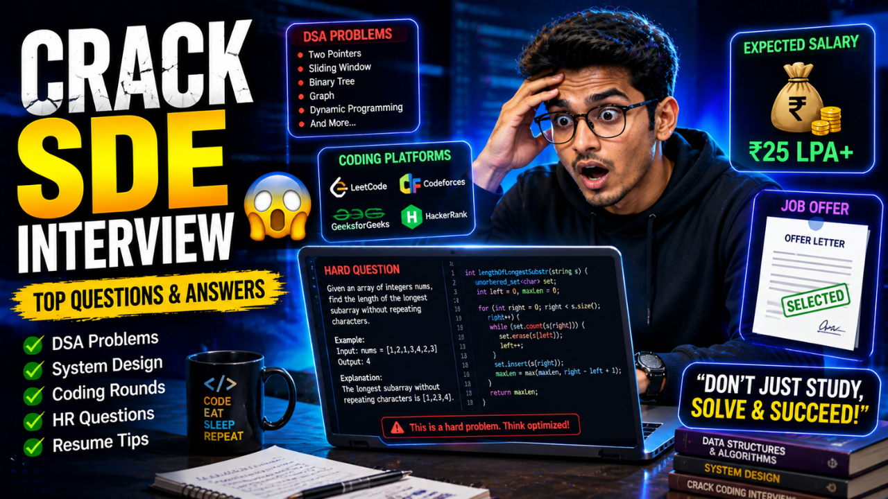 Software Development Engineer Interview Guide for Freshers